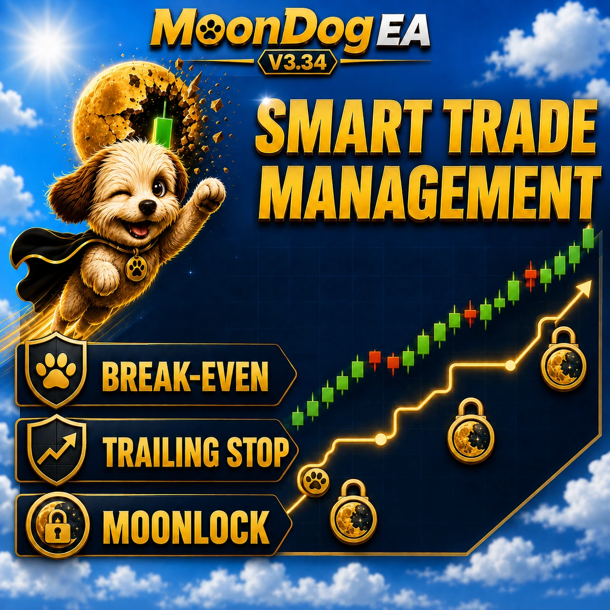 Smart trade management graphic