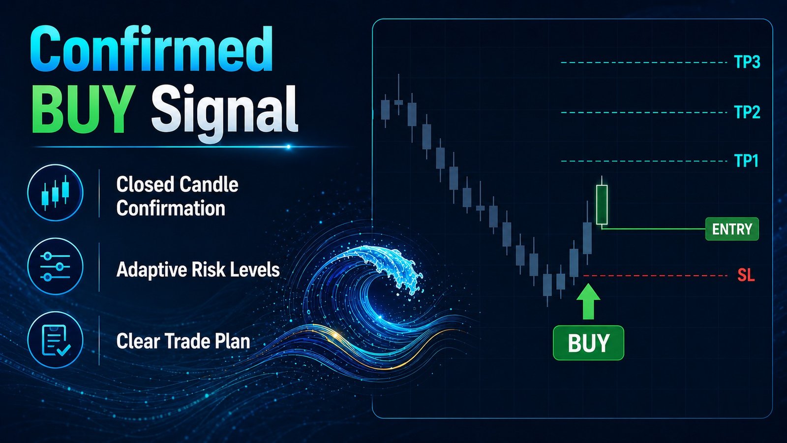 Quantum Ocean confirmed buy signal graphic